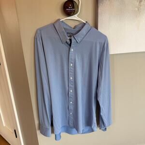 Rhône Grey Button-Down Dress Shirt Men’s XL